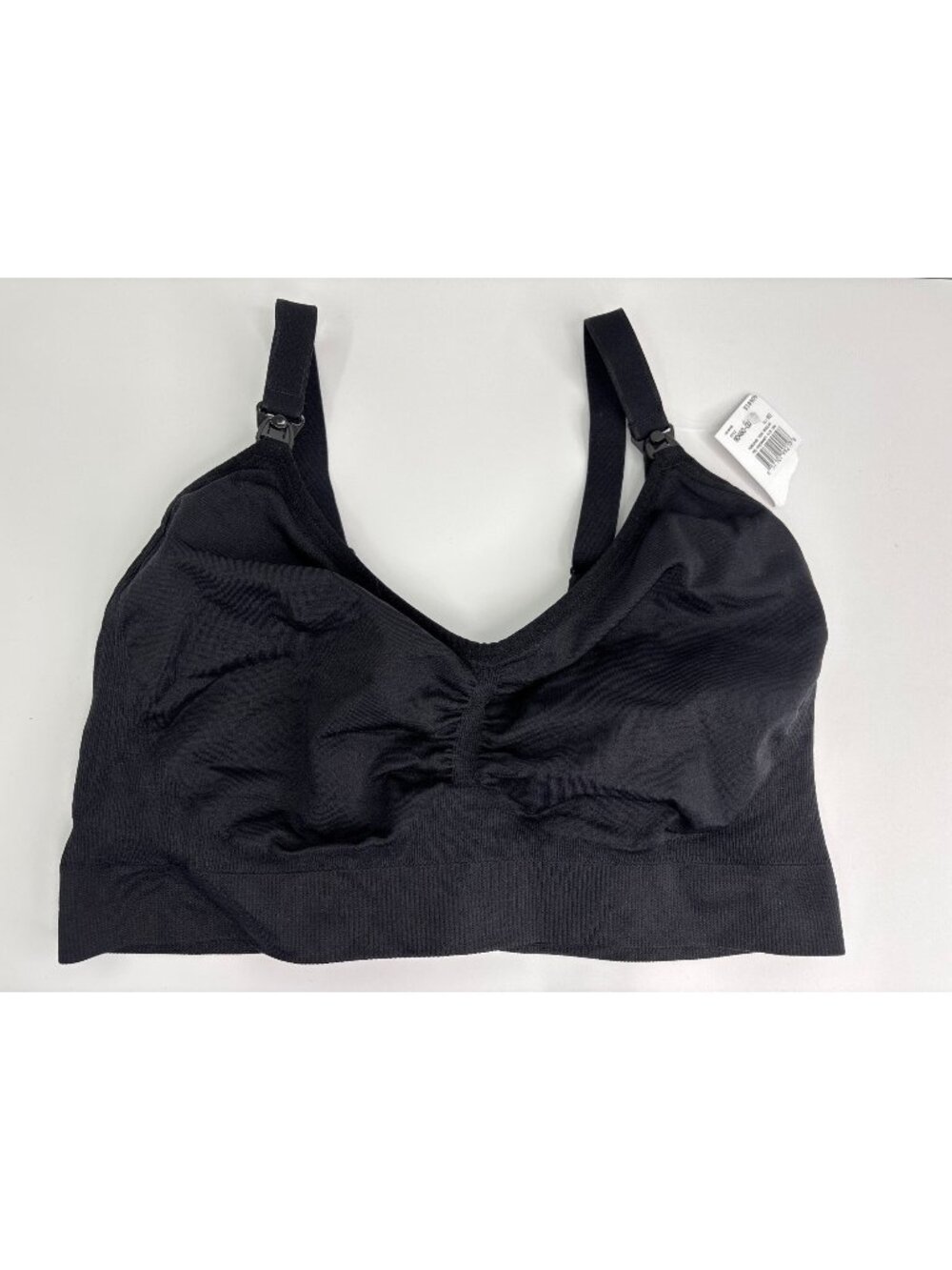 Motherhood Maternity Nursing Wire Free Bra Reese 1X Black NEW